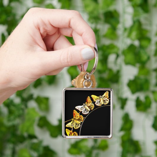Goldschmetterlinge Schlüsselanhänger (Hand)