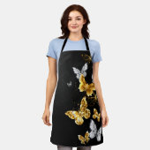 Goldschmetterlinge Schürze (Getragen)