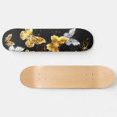 Goldschmetterlinge Skateboard (Horizontal)