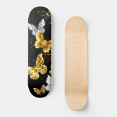 Goldschmetterlinge Skateboard (Vorderseite)