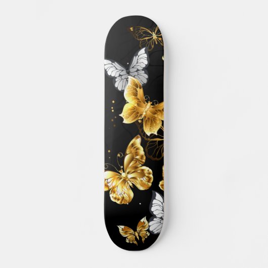 Goldschmetterlinge Skateboard (Vorderseite)