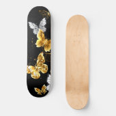Goldschmetterlinge Skateboard (Vorderseite)