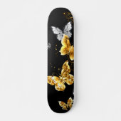Goldschmetterlinge Skateboard (Vorne)