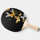 Goldschmetterlinge Tischtennis Schläger (Seitenansicht)