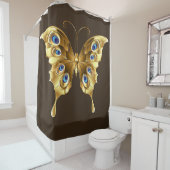 Goldschmetterlingsduschvorhang Duschvorhang (Beispiel)
