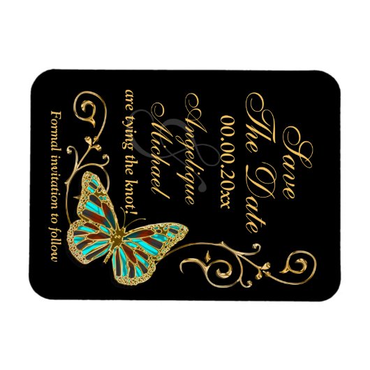 Goldschmetterlingsfest Magnet (Horizontal)