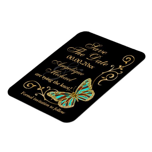 Goldschmetterlingsfest Magnet (Linke Seite)