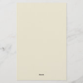 Goldschmetterlingssattel Briefpapier (Rückseite)