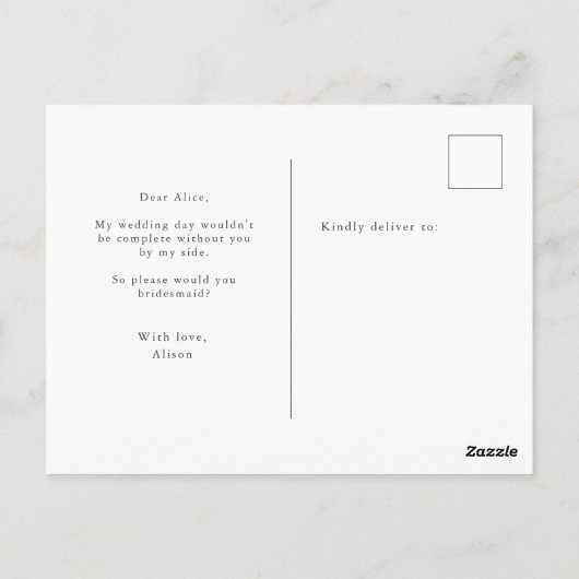 Goldschmied Großmutter Einladung Postkarte (Rückseite)