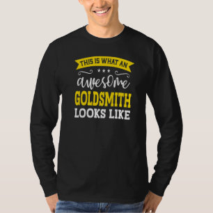 Goldschmied Jobtitel Mitarbeiter Lustiger Arbeiter T-Shirt