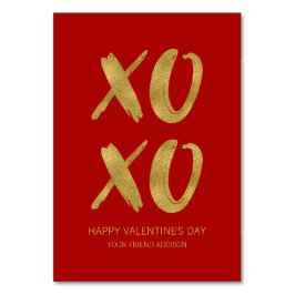 Goldschmied XOXO Klasse Valentine Karte