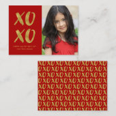 Goldschmied XOXO Klasse Valentine Karte (Vorne/Hinten)