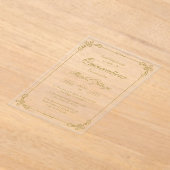 Goldschmiede Acryleinladungen (Ablage )