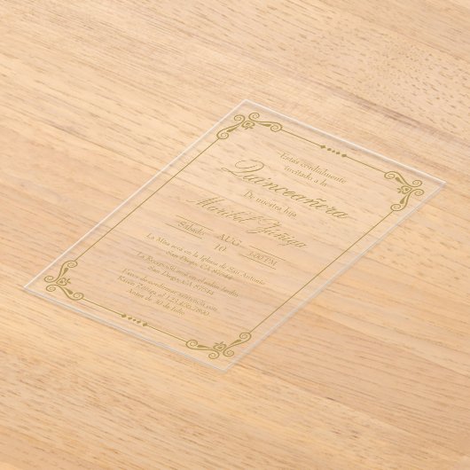 Goldschmiede Acryleinladungen (Ablage )