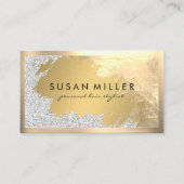 Goldschmiedegelb Visitenkarte (Vorderseite)