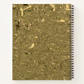 Goldschmiedekunst Mit Monogramm Girly School Notizblock (Rückseite)