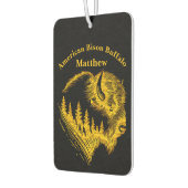 Goldschmiedeportrait mit Wald-Silhouette Autolufterfrischer (Links)