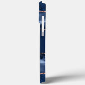 Goldschmiedeskript der Blauen Rose Case-Mate iPhone Hülle (Rückseite / Links)