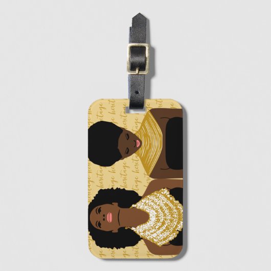 Goldschmuck Gepäckanhänger (Vorderseite Vertikal)