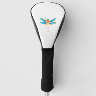 Goldschmuck-Libelleninsekt-Vip-Fundus-Vektorbild Golf Headcover