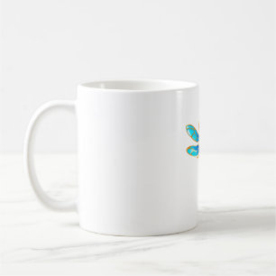 Goldschmuck-Libelleninsekt-Vip-Fundus-Vektorbild Kaffeetasse