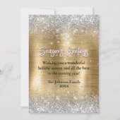 Goldschmuck Silber Glitzer Neujahr Weihnachten (Vorderseite)