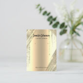 Goldschmuckhalter Ohrringe Einzigartiger Glitzer Visitenkarte (Stehend Vorderseite)