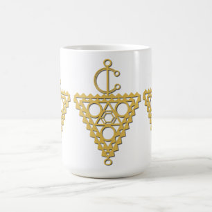 Goldschmucksymbol Kaffeetasse