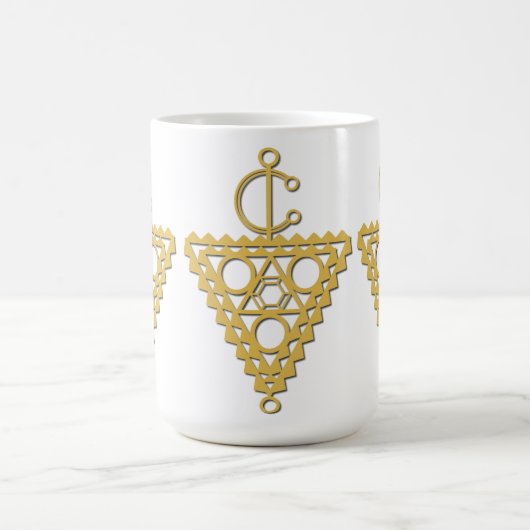 Goldschmucksymbol Kaffeetasse (Mittel)