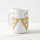 Goldschmucksymbol Kaffeetasse (Vorderseite Links)