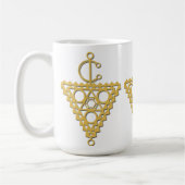 Goldschmucksymbol Kaffeetasse (Links)
