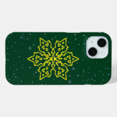 Goldschneeflocke Case-Mate iPhone Hülle (Rückseite (Horizontal))