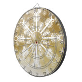 Goldschneeflocke Dartscheibe (Vorderseite rechts)