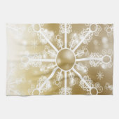 Goldschneeflocke Geschirrtuch (Horizontal)