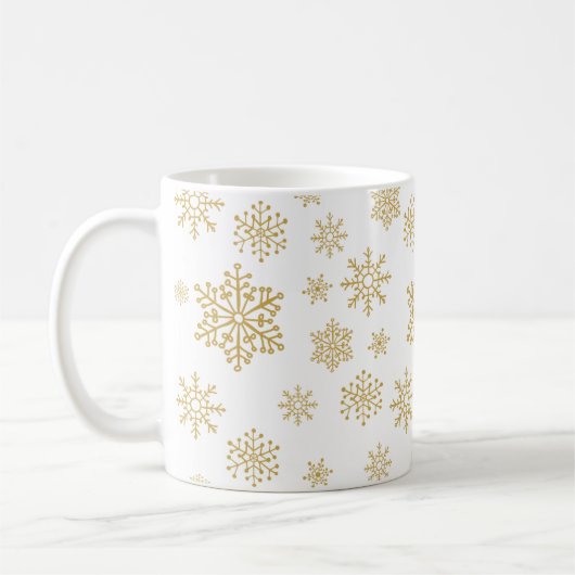 Goldschneeflocke Kaffeetasse (Links)