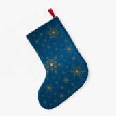 Goldschneeflocke Kleiner Weihnachtsstrumpf (Rückseite (Hängend))