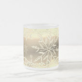 Goldschneeflocke mattierte Tasse (Mittel)