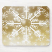 Goldschneeflocke Mousepad (Vorne)