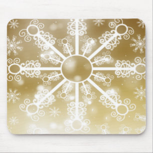 Goldschneeflocke Mousepad