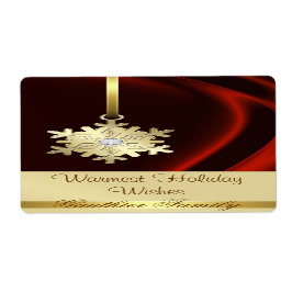 Goldschneeflocke Rote Seide Diamantweinmarke