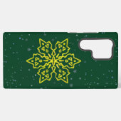 Goldschneeflocke Samsung Galaxy Hülle (Rückseite (Horizontal))