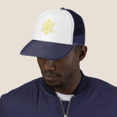 Goldschneeflocke Truckerkappe (Beispiel)