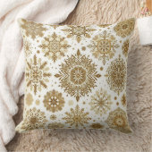 Goldschneeflocken Kissen (Decke)