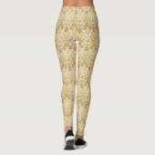 Goldschneeflocken Niedlich Leggings (Rückseite)