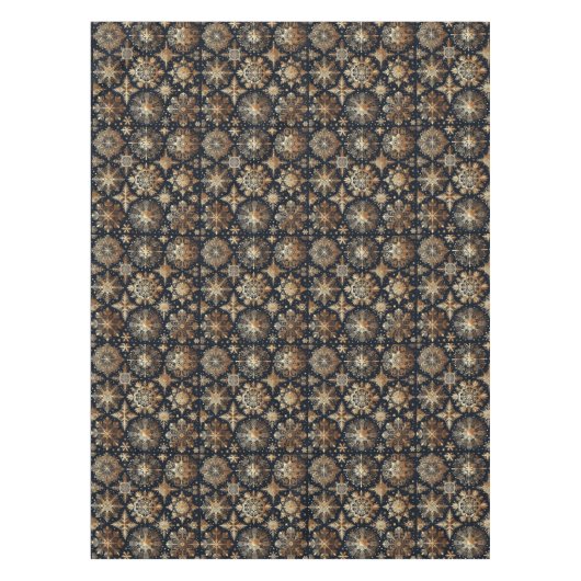 Goldschneeflocken Tischdecke (Vorderseite)