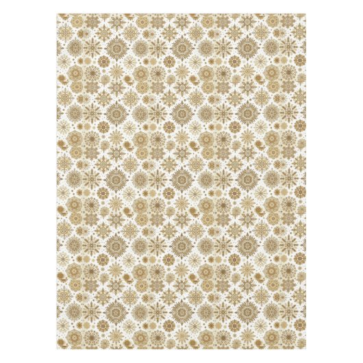 Goldschneeflocken Tischdecke (Vorderseite)