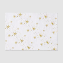 Goldschneeflocken Weihnachtszettel
