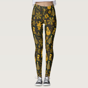 Goldschneemann-Leggings Leggings