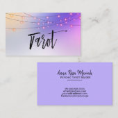 *~* Goldschnur beleuchtet Ombre PastellTarot-Leser Visitenkarte (Vorne/Hinten)