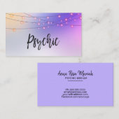 *~* Goldschnur beleuchtet Ombre psychisches Visitenkarte (Vorne/Hinten)